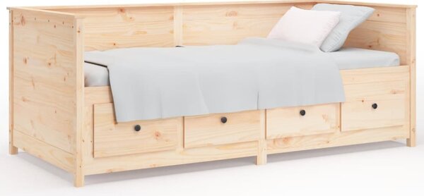 Day Bed without Mattress 90x190 cm Single Solid Wood Pine