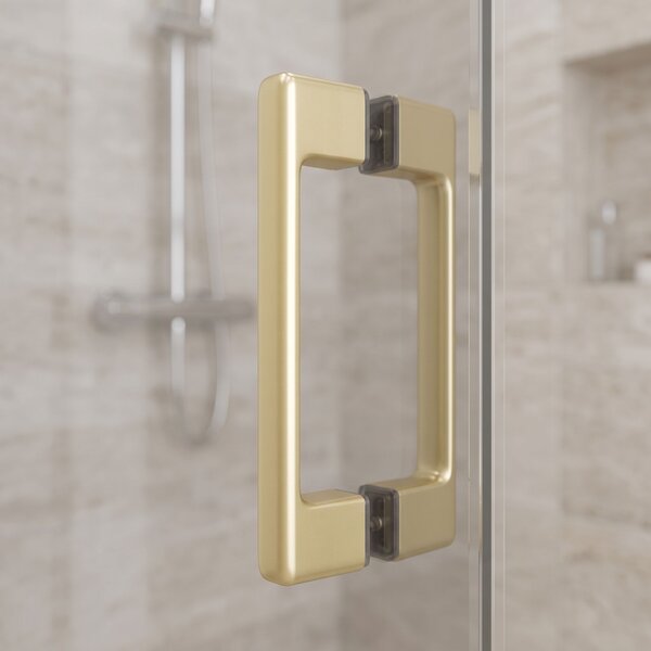 Shower door handle Rea 02 Brushed Gold