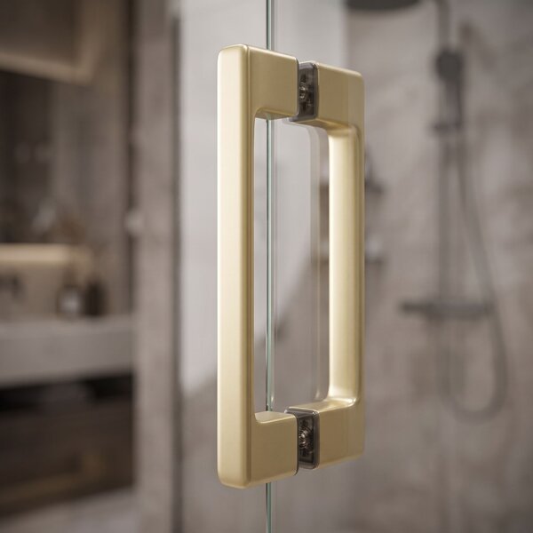 Shower door handle Rea 02 Brushed Gold