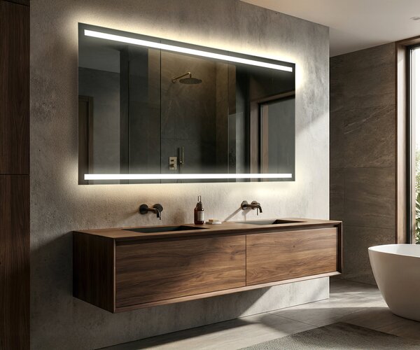 50x80 Designer Backlit LED Bathroom Mirror L09