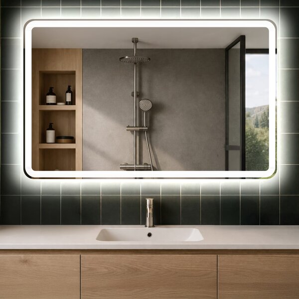 50x80 Designer Backlit LED Bathroom Mirror L141