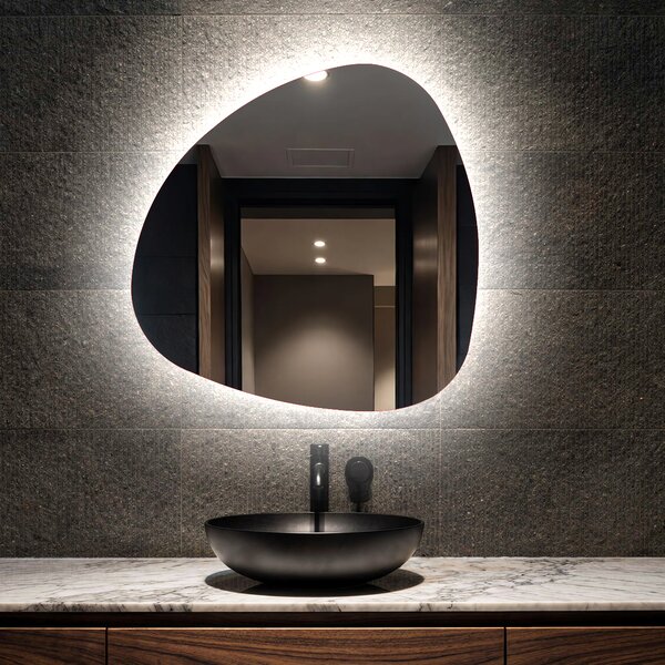 Irregular Mirror LED Lighted decorative design J221