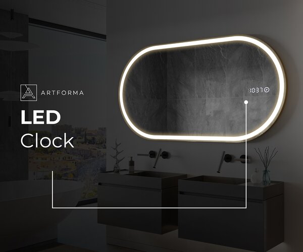 Backlit LED Bathroom Mirror L230