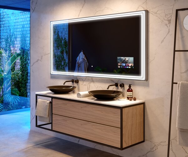 Designer Backlit LED Bathroom Mirror L57