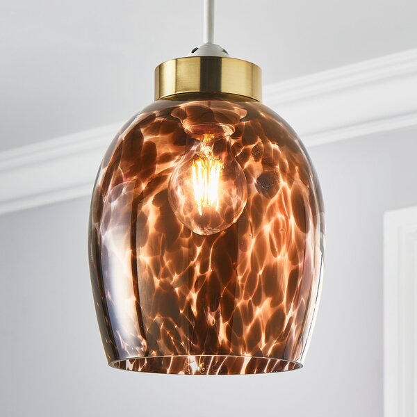 Lilo Easy Fit Pendant Shade Brown