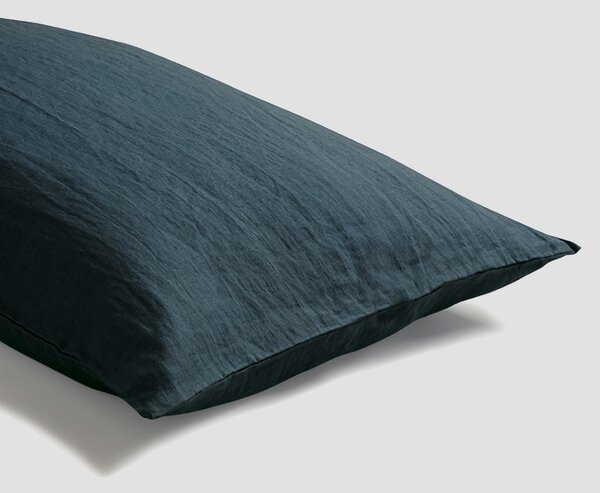 Piglet Deep Teal Linen Pillowcases (Pair) Size Standard