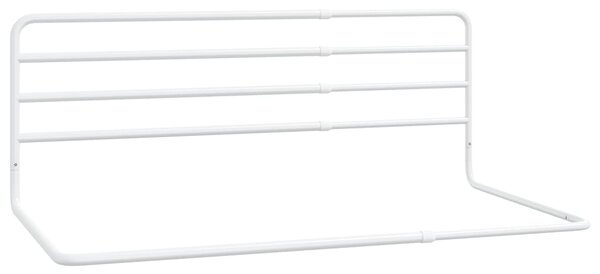 Toddler Safety Bed Rail White (76-137)x55 cm Iron