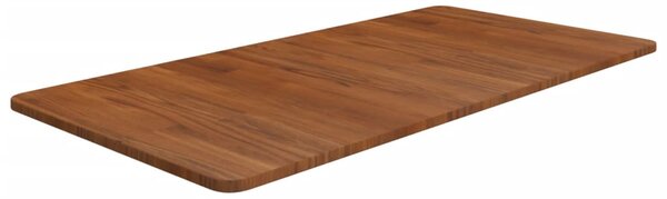 Bathroom Countertop Dark Brown 100x50x1.5cm Treated Solid Wood