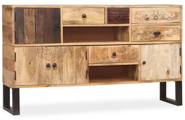 Sideboard Solid Mango Wood 140x30x80 cm