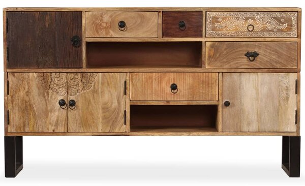 Sideboard Solid Mango Wood 140x30x80 cm