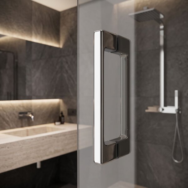 Shower door handle Rea 02 Chrome