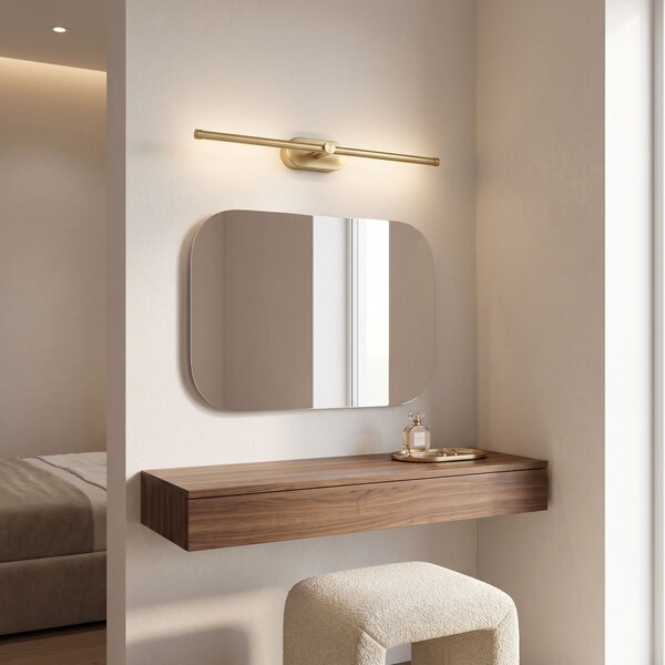 Bathroom LED wall sconce APP1893-1W 60 cm BRUSH GOLD