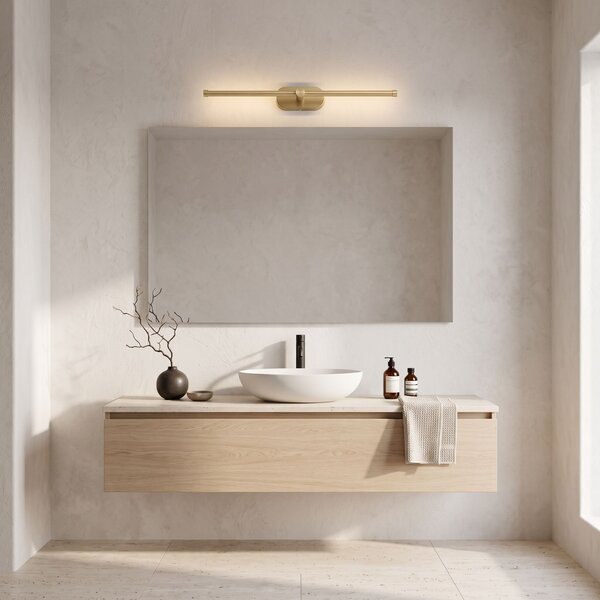 Bathroom LED wall sconce APP1893-1W 60 cm BRUSH GOLD