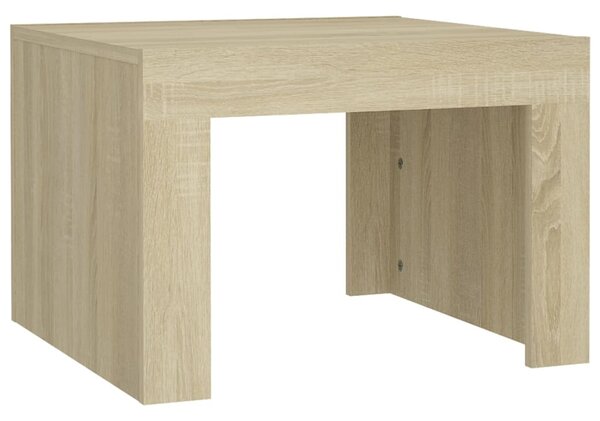 Coffee Table Sonoma Oak 50x50x35 cm Engineered Wood