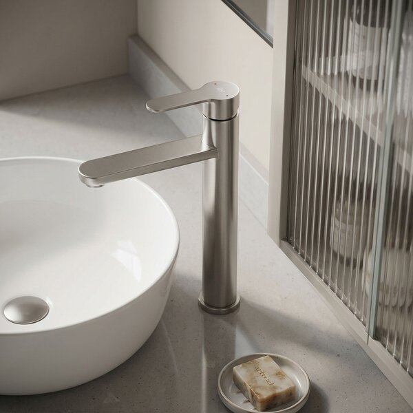 Bathroom faucet Rea Arcos Brush Nickel
