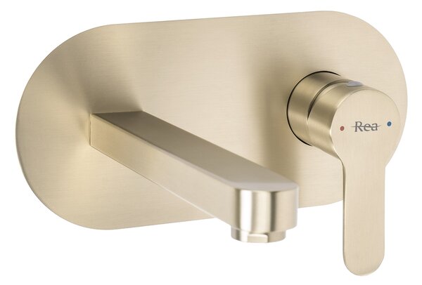 Wall Mounted faucet REA Arcos Brush Gold