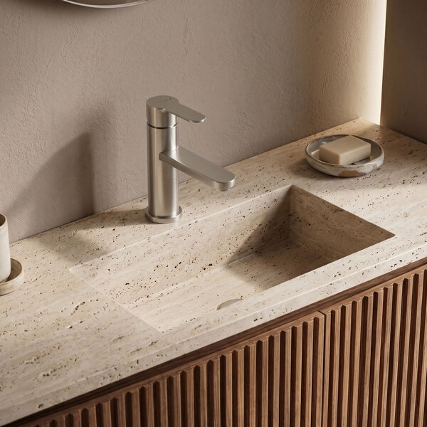 Bathroom faucet Rea Arcos Brush Nickel