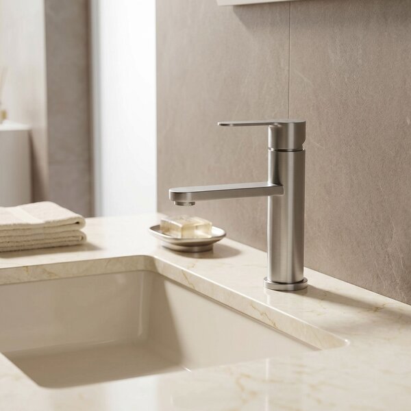 Bathroom faucet Rea Arcos Brush Nickel
