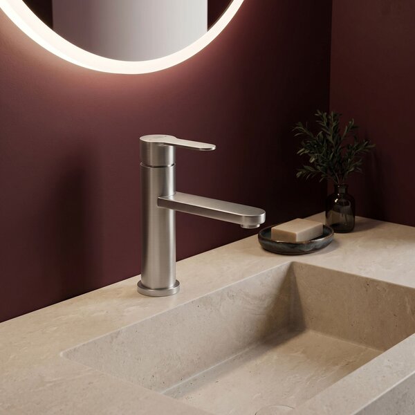 Bathroom faucet Rea Arcos Brush Nickel