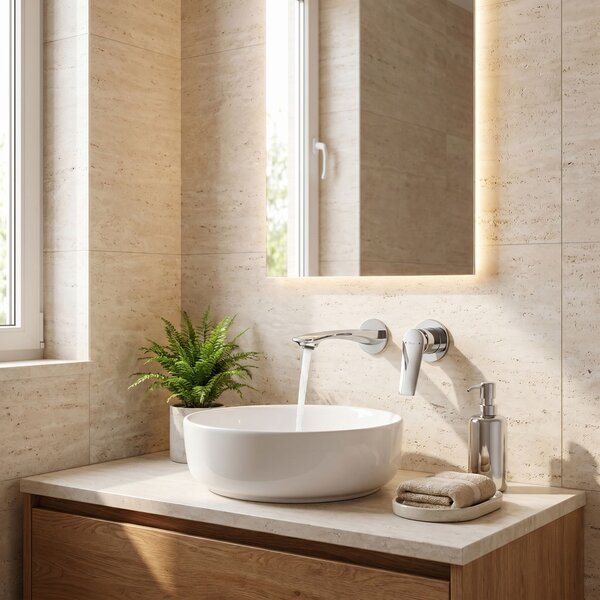Concealed washbasin mixer REA VISION Chrome + BOX