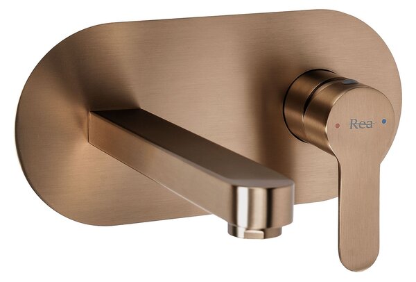 Wall Mounted faucet REA Arcos Brush Copper