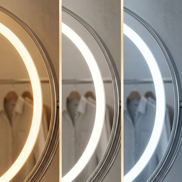 Mirror LED MAKE-UP Chrome 40 cm