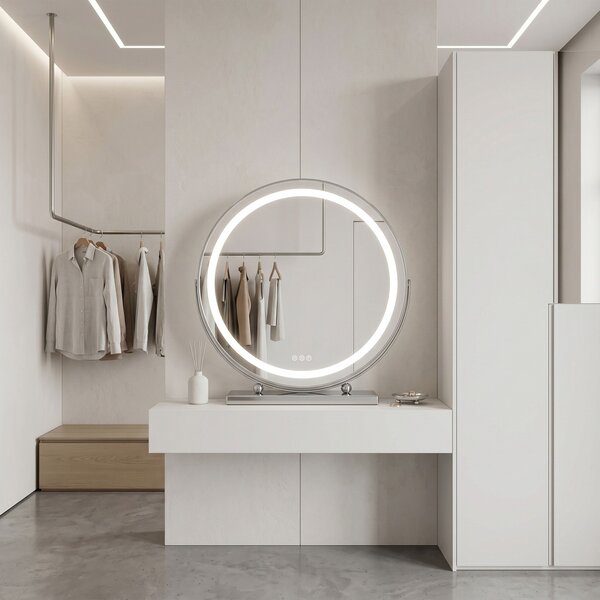 Mirror LED MAKE-UP Chrome 50 cm