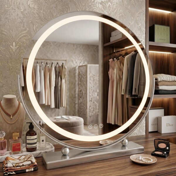 Mirror LED MAKE-UP Chrome 50 cm