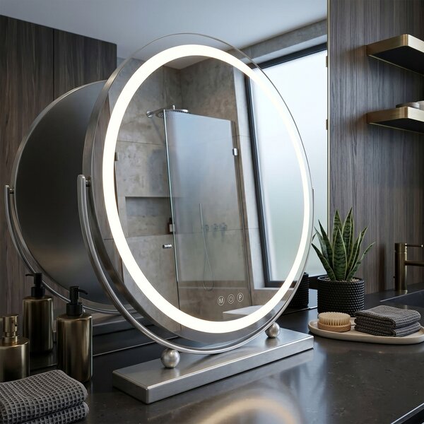 Mirror LED MAKE-UP Chrome 50 cm