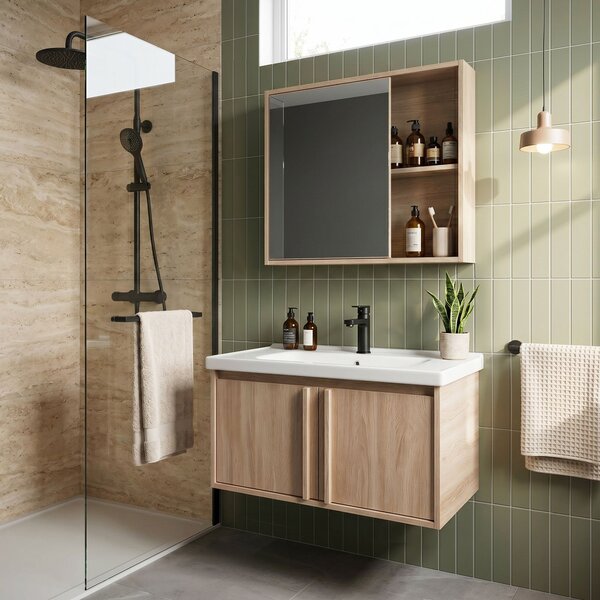 Bathroom furniture set with washbasin Gama T25023 BXM 70CM