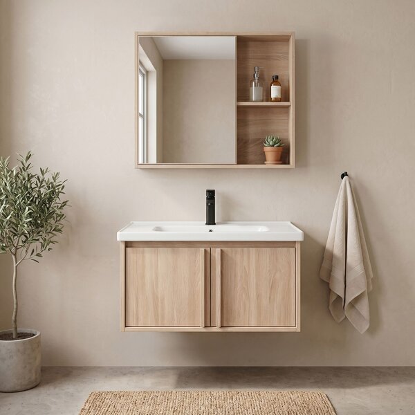 Bathroom furniture set with washbasin Gama T25023 BXM 70CM