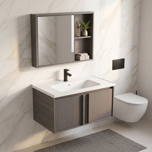 Bathroom furniture set with washbasin Gama T25023 KJM 80CM