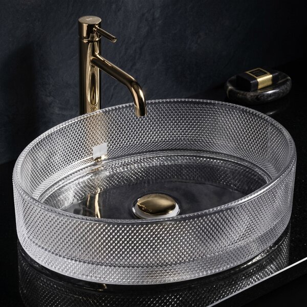 Countertop washbasin REA Mirella Transparent