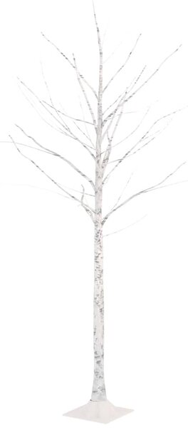 LED White Birch Tree Warm White 96 LEDs 180 cm