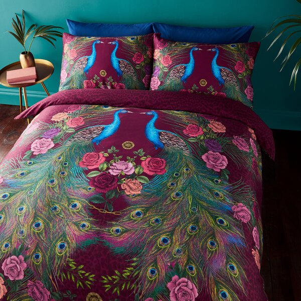 Matthew Williamson Xanadu Duvet Cover Bedding Set Plum