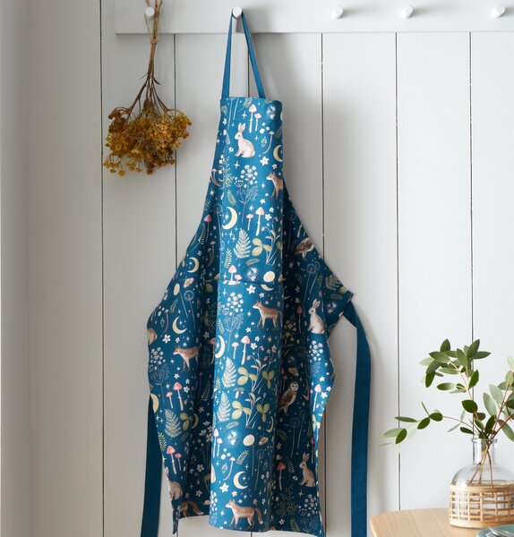 Catherine Lansfield Enchanted Twilight Apron Navy