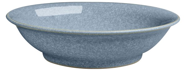 Elements Blue Medium Shallow Bowl -