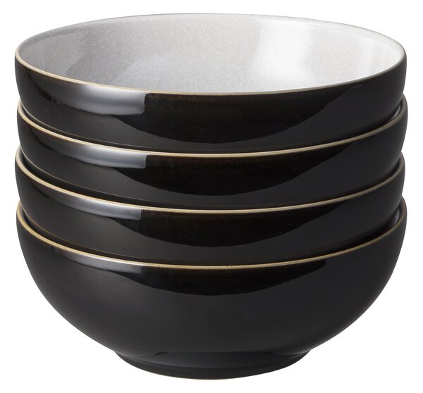 Elements Black Cereal Bowls - Set Of 4 -