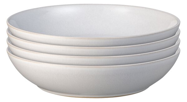 Elements Stone White Pasta Bowls - Set Of 4 -