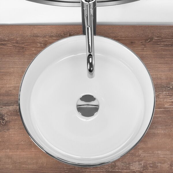 Countertop Basin Rea Sami Brush Silver
