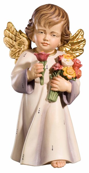 Benedict Angel with flowers