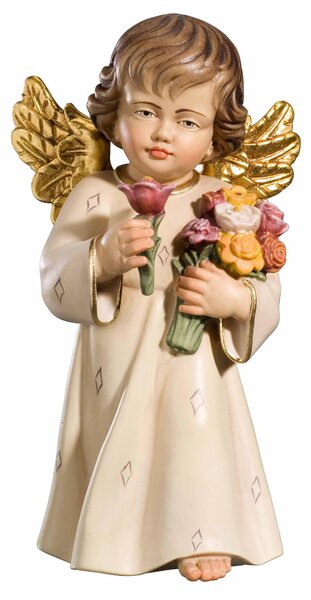 Benedict Angel with flowers