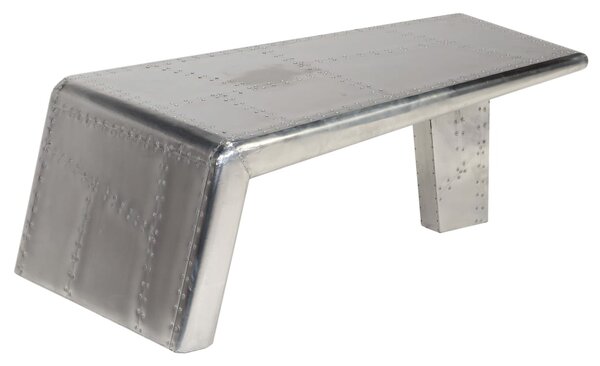 Aviator Coffee Table Aluminium Vintage Aircraft Airman Style