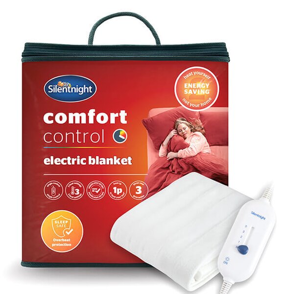 Silentnight Comfort Control Electric Blanket, Single
