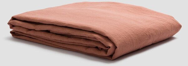 Piglet Warm Clay Linen Duvet Cover Size King | 100% European Linen