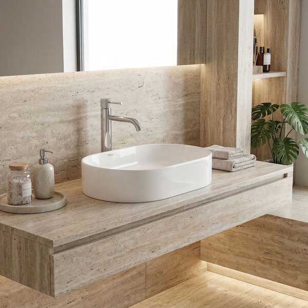 Ceramic Countertop Basin Rea Nadia 46