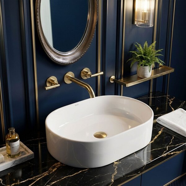 Ceramic Countertop Basin Rea Nadia 46