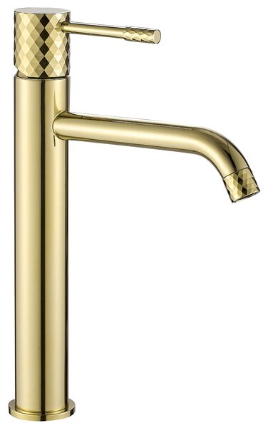 Bathroom faucet Rea Lungo Diamond Gold High